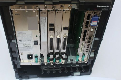 Panasonic kx-tde100 voip converged ip system control unit with pcmpr (activated) for sale
