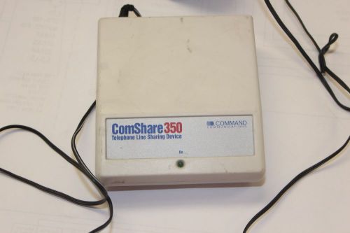 COMMAND Communications ComShare 350 Fax/Phone/Modem Sharing device Call Distribu