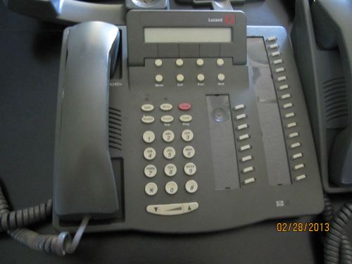 LOT OF Avaya Grey 6424D+ office Lucent Lot Phones - USED