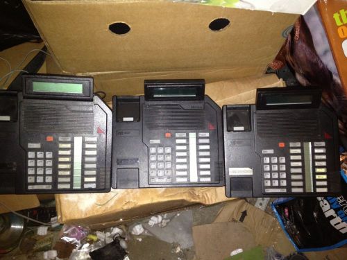 LOT OF 3 Nortel Meridian NT2K16XE03 Office Business Phones Telephones