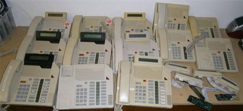 Lot of 13 - Assorted model Meridian Phones