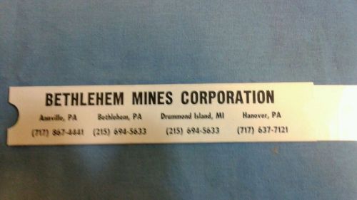 1969 Bethlehem Mines Corp. Sand Gravel &amp; Stone Calculator Slide Rule-like