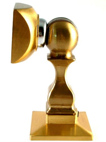 Mx - 4 - gold finish *magnetic* door stop / holder   ~commercial grade quality~ for sale