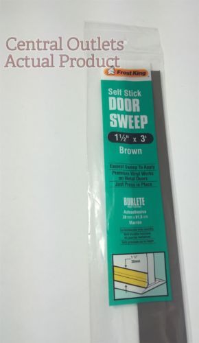 Frost King DS101BA Self-Stick Door Sweep 1-1/2-Inch by 36-Inches, Brown