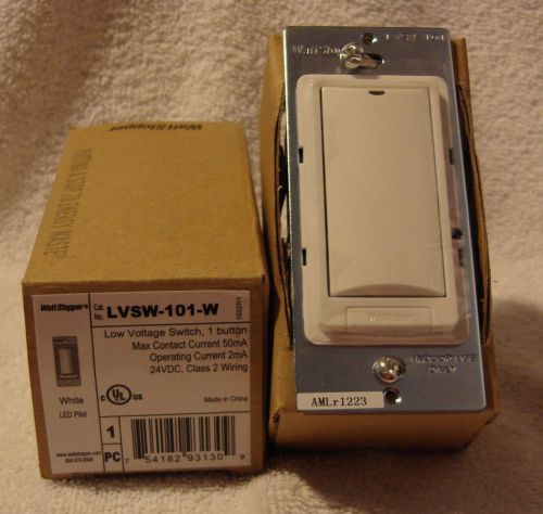 Watt Stopper LVSW-101-W Low Voltage Switch New in box! Unused!