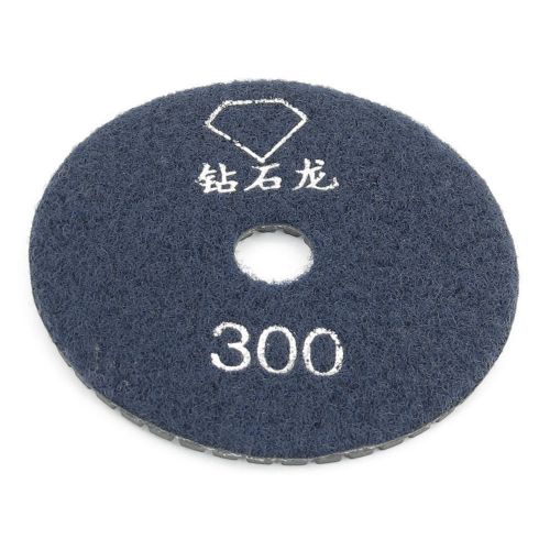 3.9&#034; Dia Grit 300 Tile Stone Wet Polisher Grinder Diamond Polishing Pad