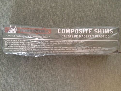 11 SHIMS TIMBERWOLF WOOD  PLASTIC COMPOSITE SHIMS WONT ROT SWELL WARP