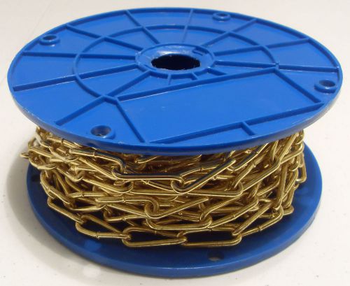 50 Foot Roll Brass Plated Decorative Link Chain