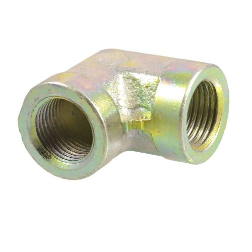 Air pipe metal 1/2&#034; to 1/2&#034; npt thread right angle elbow coupler for sale