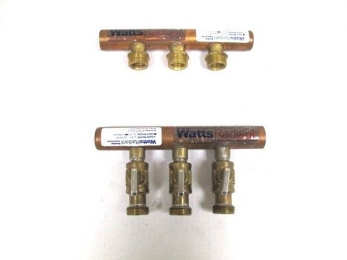 Watts radiant t-20 universal 3 outlet manifold for sale