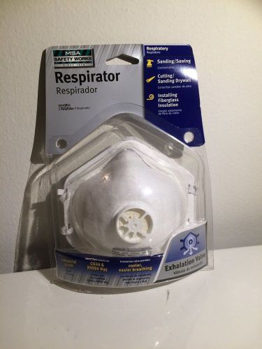 MSA Respirator Dust Disposable with Exhalation Valve
