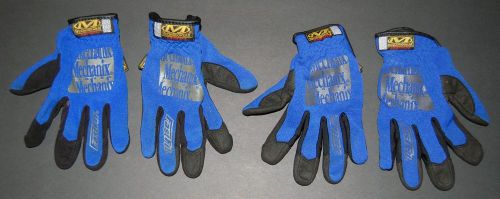 Work Gloves,Thin, Gripping, Blue, Medium, Mechanix Wear-2 Pairs