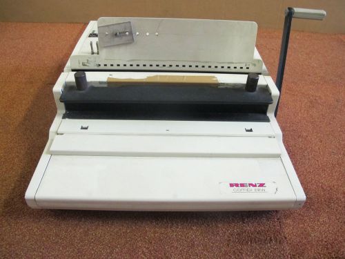 Renz Combi ERW 2:1 Electric Binder Punch / Closer For Wire-O - D-7072
