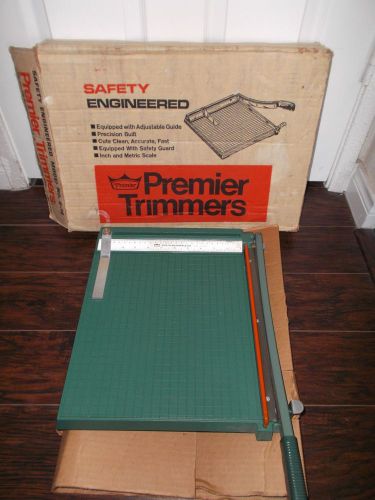 Premier Trimmers # 2-12 Safety Engineered 12&#034; Trimmer Equipped W/ Safety Guard
