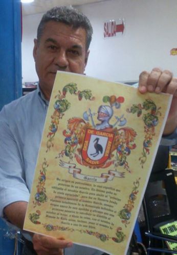 COAT OF ARMS &amp;  SURNAME HISTORY SCROLL FOR ONLY 10.00 DOLLARS