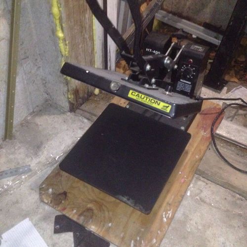 Hix HT-400 15x15 T-shirt heat press machine - Clean / Works Great! Tested