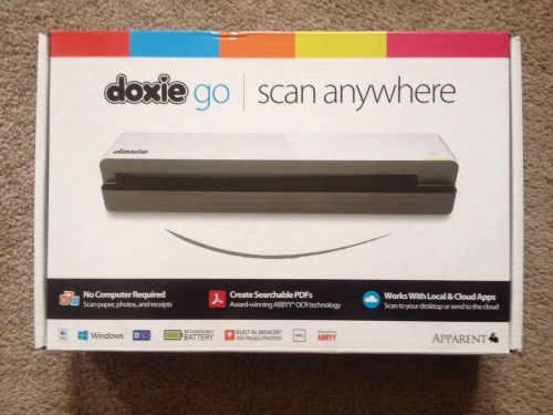 New doxie go - rechargeable mobile paper scanner for sale