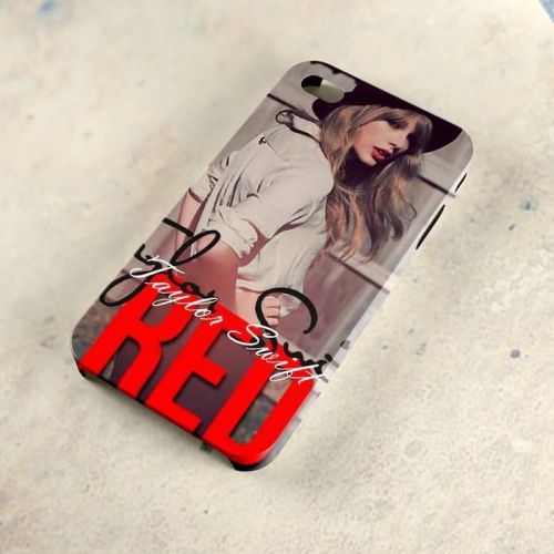 Taylor Swift Red Album Signed A26 Samsung Galaxy iPhone 4/5/6 Case