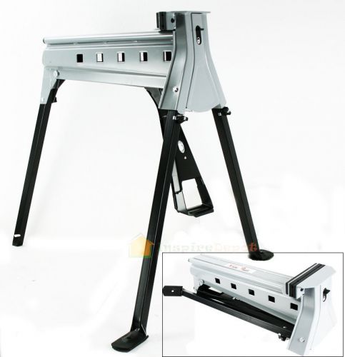 Work Bench Hands Free Saw Clamp Sawhorse Combination Vise Work Station Tool