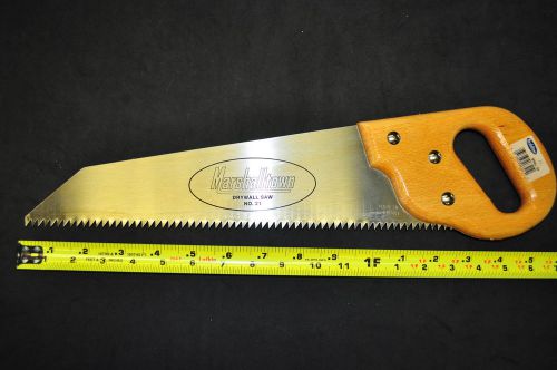 MARSHALLTOWN 21 DRYWALL SAW 17-1/2&#034; OVERALLMADE IN USA OLD STOCK