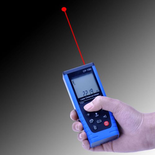 100M/3937in/328ft Digital Laser Distance Meter Range Finder Measure Diastimeter