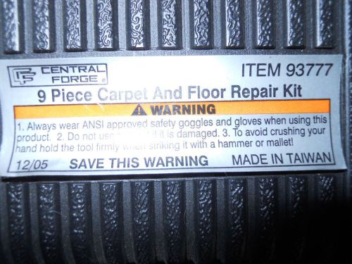 Central Forge carpet and repair kit 9 pieces