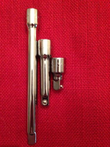 NEW CRAFTSMAN  3/8&#034; Drive Size, EXTENSION BAR  1 1/2&#034;,  3&#034;  and  6&#034; LONG