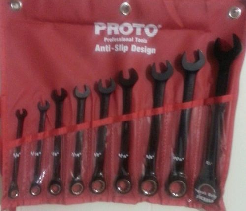 Proto 9pc ratchet wrench set for sale