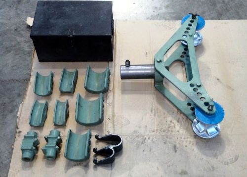 777,883,884 bender 1 1/2&#034; to 4 1/2&#034; hydraulic tubing conduit bender &amp; work box for sale