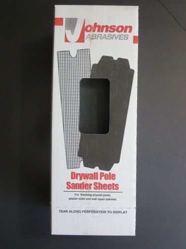 New Johnson Abrasives Drywall Pole Sander 100 Sheets 100-D 4 3/16&#034;x11 1/4&#034;