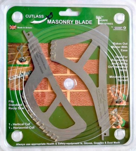reciprocating saw blades for masonry / mortar rake