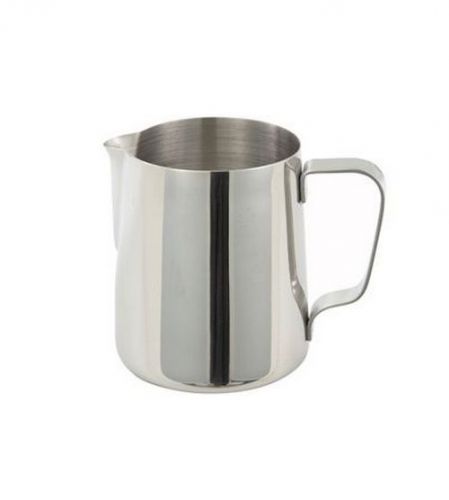 Espresso milk frothing pitcher 14 oz stainless steel steam latte for sale