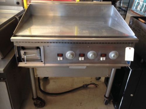 Keating 36&#034; heavy duty FLAT TOP GRILL ELECTRIC 36&#034; X 24&#034; FTD 3 phase 208v