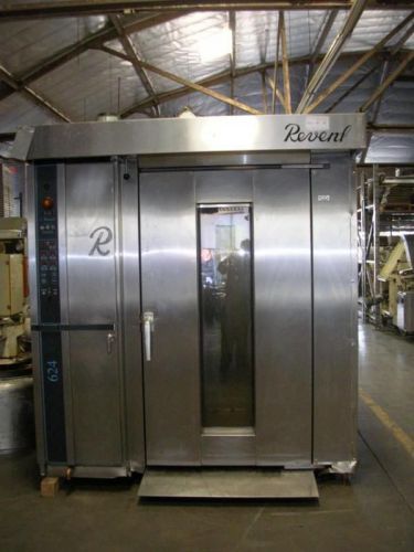 Revent 624 double rack bakery (rotating rack oven) gas ( digital controls) for sale