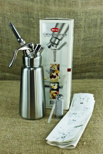 Mosa Stainless Steel Culinary Cream Whipper Whipped Dispenser 0.5L/1US Pint  R1