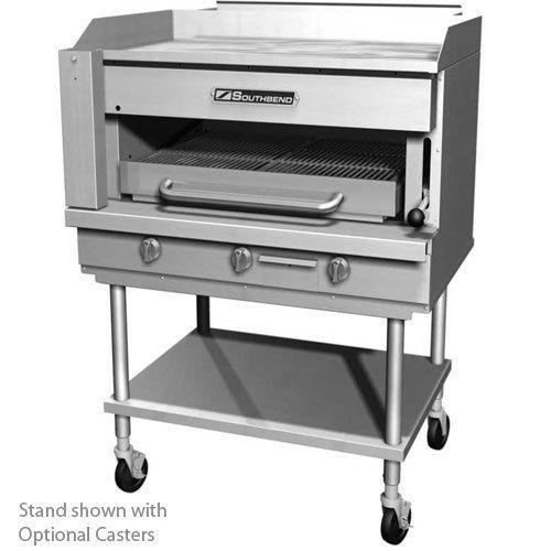 Southbend ssb-45 steakhouse overfire radiant broiler with griddle top, counterto for sale