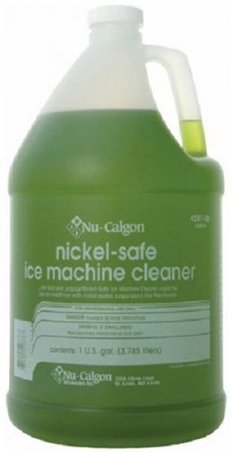 Nu-calgon 4287-08 nickel safe ice machine cleaner - 1 gallon - new oem for sale