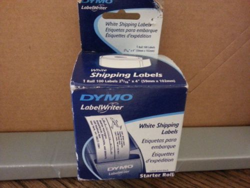 Dymo LabelWriter White Shipping Labels Starter Roll