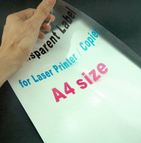 A4 210X297mm Transparent Label Labels Sticker for copier laser printer
