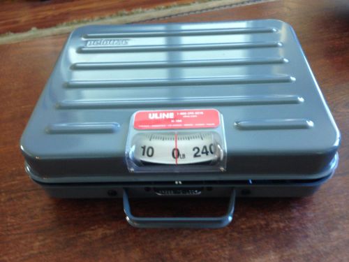 Never used--uline h104 utility scale measures up to 250 lbs. for sale