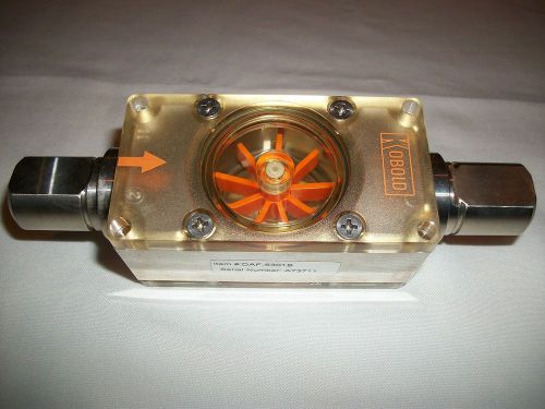 Kobold paddle wheel flow indicator model daf-5301b serial #a73711 new in box for sale