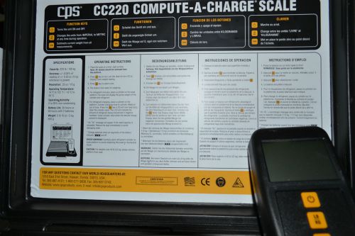 Cps cc220 compute-a charge scale compact high capacity charging scale for sale
