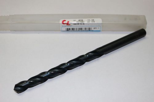 new CHICAGO-LATROBE 7/16&#034; 120 Taper Length Twist Drill Bit Black Oxide 49728 USA