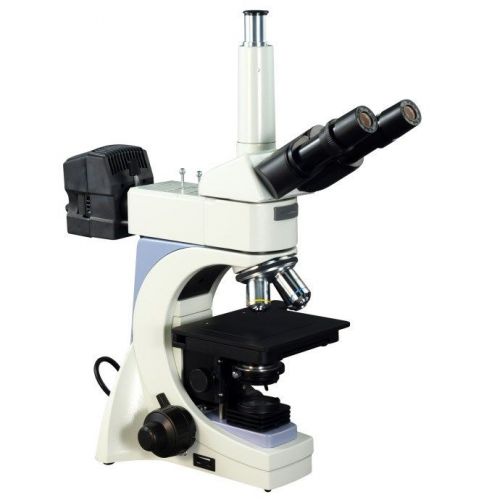 Omax 40-2000x dual light infinity trinocular polarizing metallurgical microscope for sale