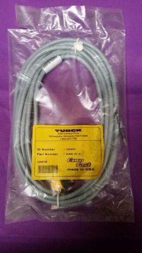 TURCK Proximity Cable U2453 - WKK 4T-4 NEW!