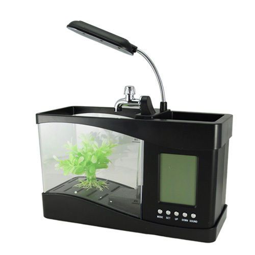 Fish Tank + Calendar Thermometer Pen Holder + Pumming to AutoCyclingWater