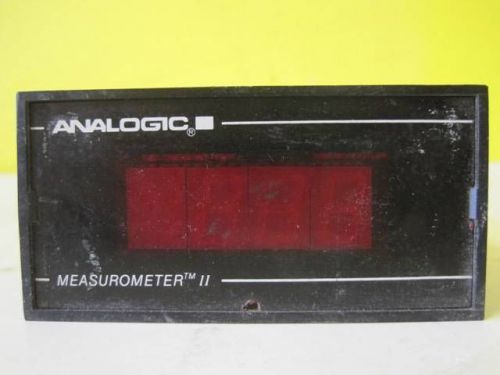 Analogic Measurometer II 117VAC Digital Panle Meter AN25M05-TPI-XX-1XX Used