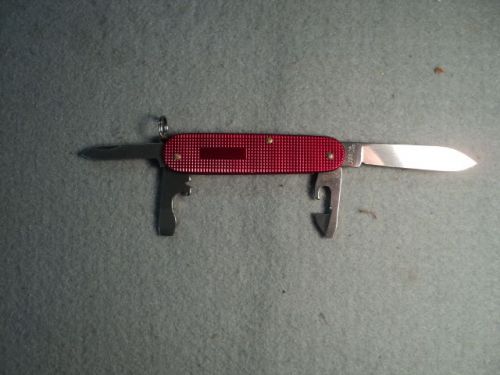 Victorinox Cadet Swiss Army Knife 53043 Red Alox 84MM  ***Lightly used***