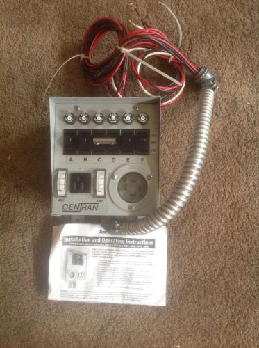 Gentran portable generator standby power transfer switch for sale