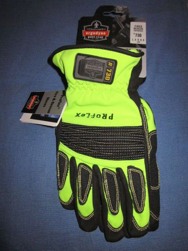 NEW Ergodyne Proflex 730 Fire and Rescue Gloves (Size Large)